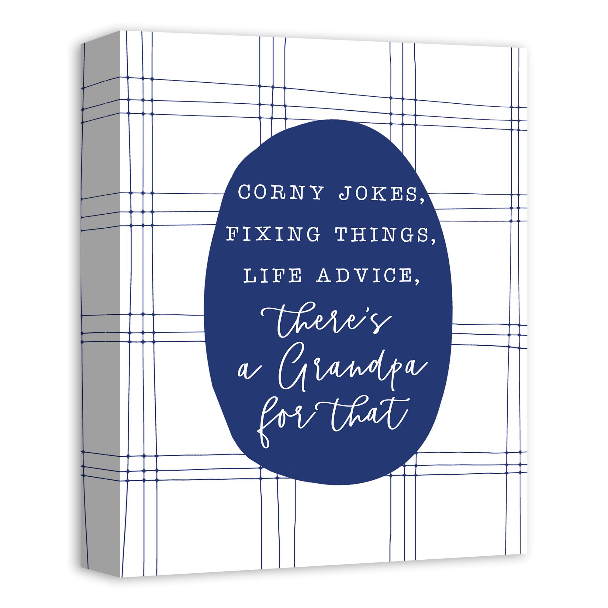 There's Grandpa For That Canvas Wall Art